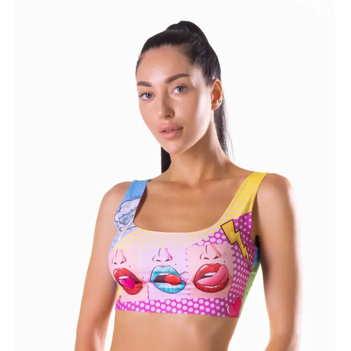 Vibrators Mememe Lingerie Comics Hot Crop Top