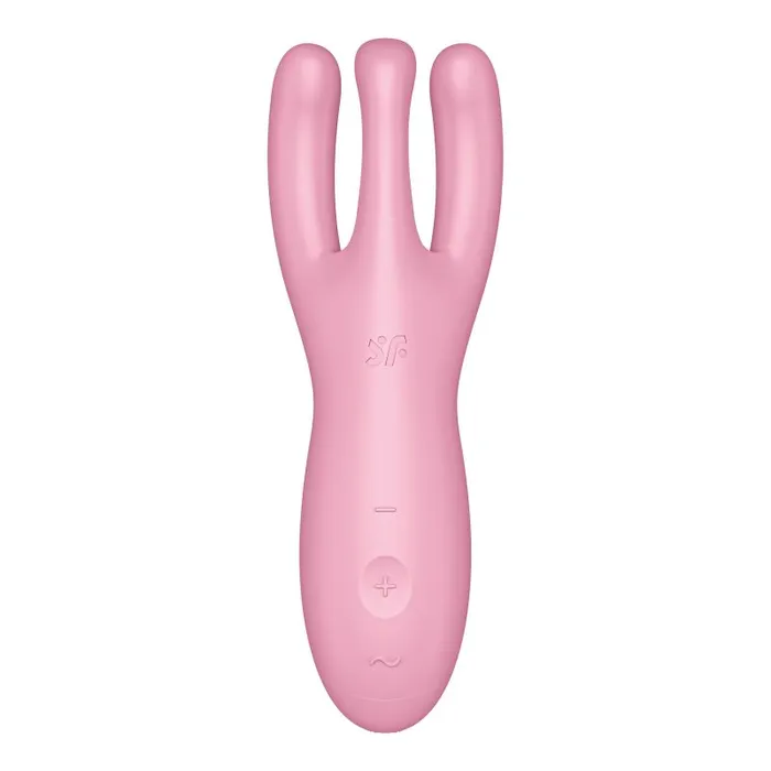 Vibrators Satisfyer Satisfyer Threesome 4 Connect App Layon Vibrator Pink