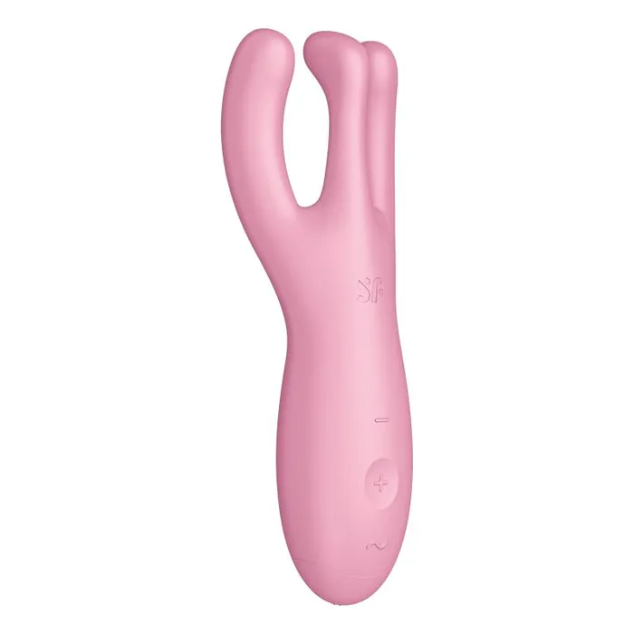 Vibrators Satisfyer Satisfyer Threesome 4 Connect App Layon Vibrator Pink