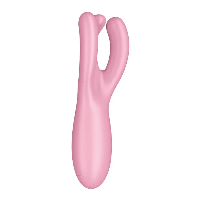 Vibrators Satisfyer Satisfyer Threesome 4 Connect App Layon Vibrator Pink