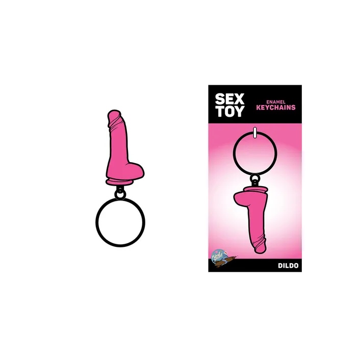 Wood Rocket Dildos Wood Rocket Pink Dildo Keychain