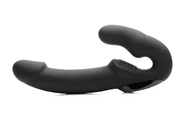 XR Brands Female Sex Toys Urge Strapless Strap On With Remote Black XR Brands Female Sex Toys Urge Strapless Strap On With Remote Black