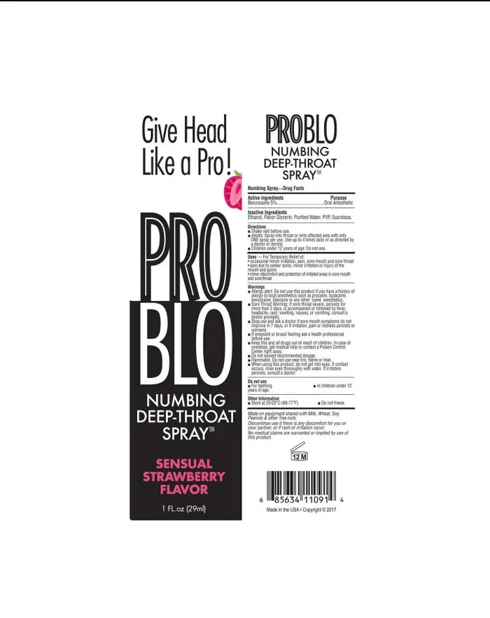 zeaella Enhancers ProBlo Numbing Gel