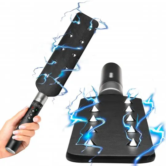 Zeus Electrosex Vibrators Estim Spiked Paddle