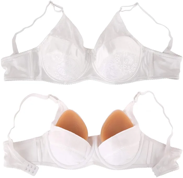 Anal MRIMIN MRIMIN MTF Silicone Breast Form Pocket Bra for Mastectomy Crossdresser Cosplay