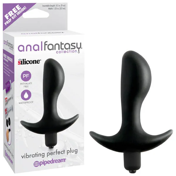 Anal Pipedream Anal Fantasy Collection Vibrating Perfect Plug 9 cm 35 Vibrating Butt Plug