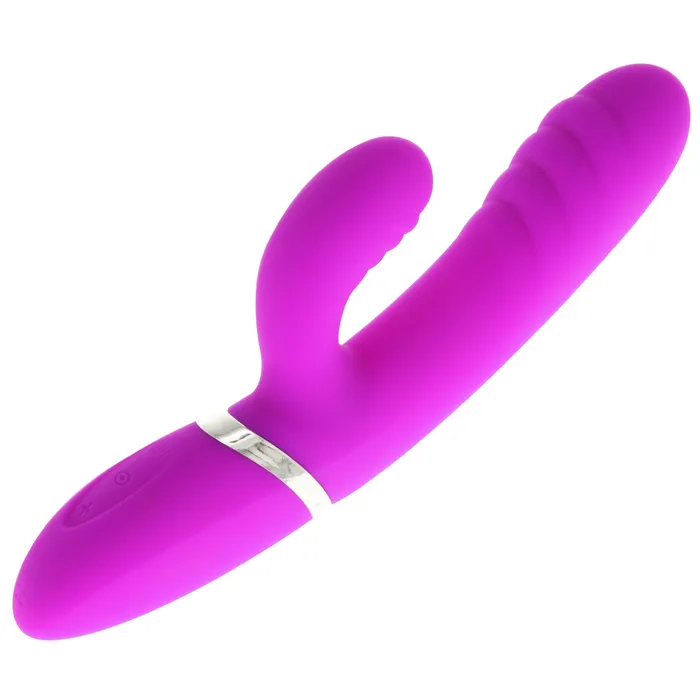 BEACH BUNNY Silicone Rabbit Vibrator with Power Boost Purpura Female Sex Toys