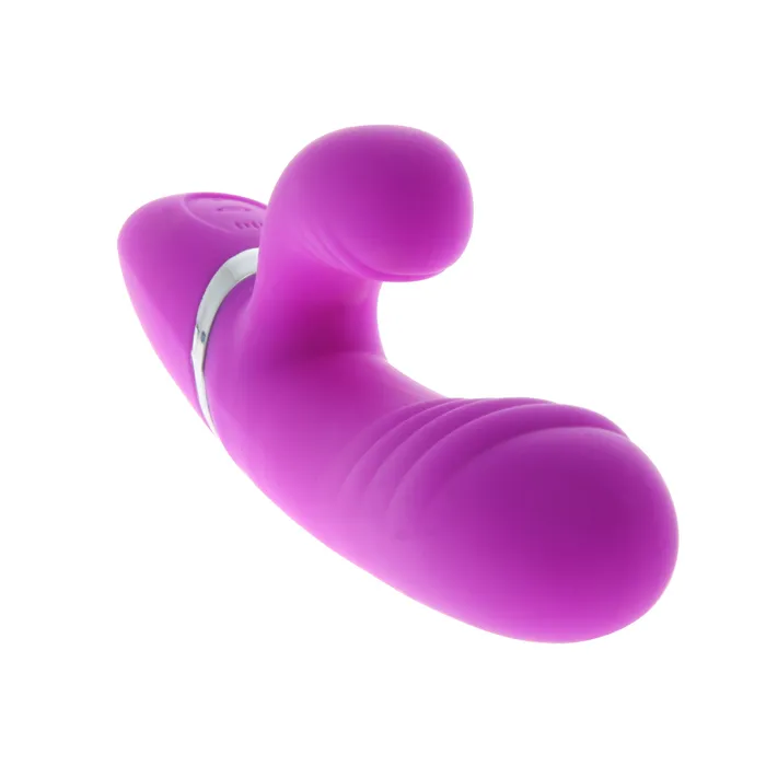 BEACH BUNNY Silicone Rabbit Vibrator with Power Boost Purpura Female Sex Toys