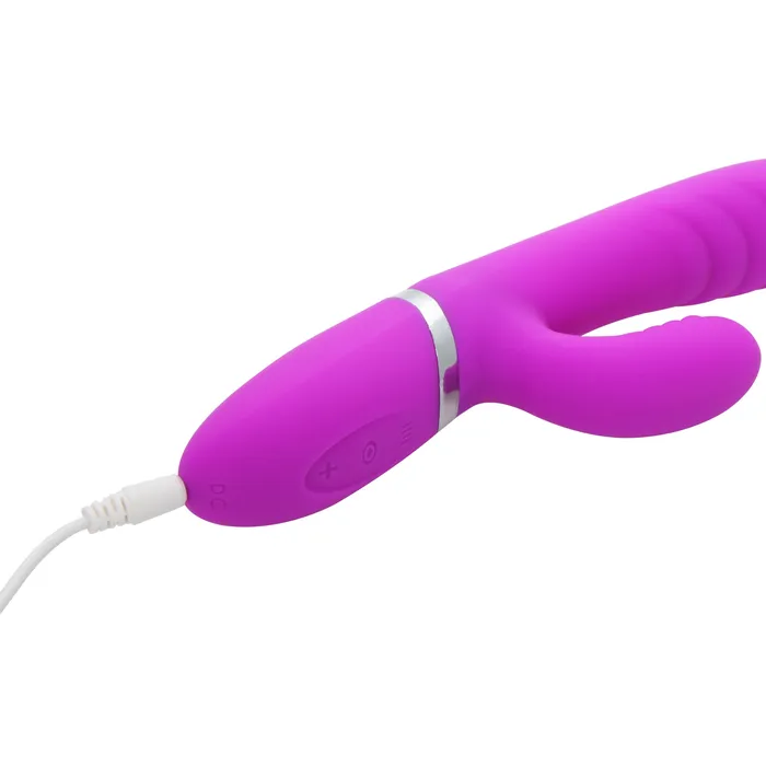 BEACH BUNNY Silicone Rabbit Vibrator with Power Boost Purpura Female Sex Toys