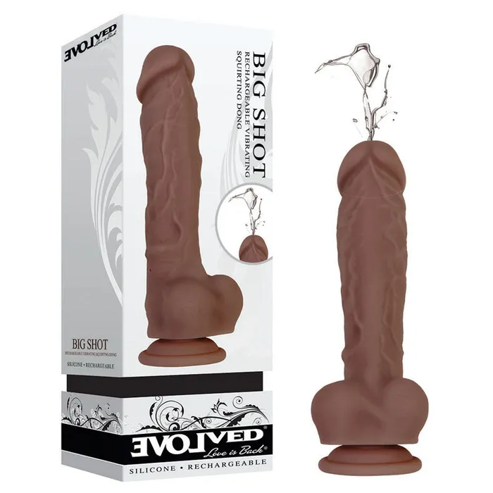 Dildos Evolved Big Shot 203 cm 8 USB Rechargeable Squirting Dong Evolved