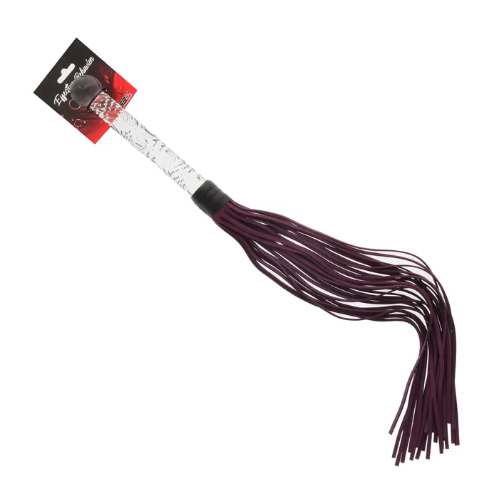 Dildos FLOGGER CLEARPURPLE 26IN LEATHER 53X