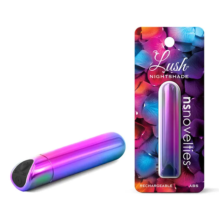 Female Sex Toys NS Novelties Lush Nightshade Multicolour Multicoloured 89 cm USB Rechargeable Bullet