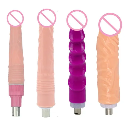 Female Sex Toys soniker 3XLR Sex Machine Attachment Big Dildo BlackFlesh Dildo Attachment Bendable Penis