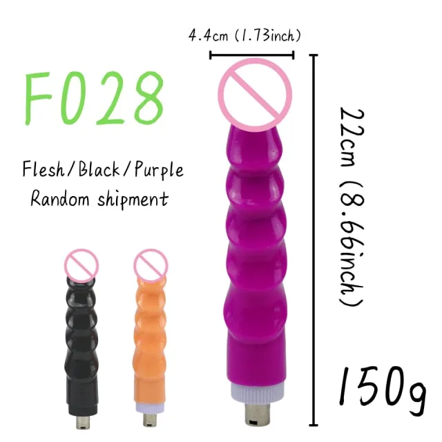 Female Sex Toys soniker 3XLR Sex Machine Attachment Big Dildo BlackFlesh Dildo Attachment Bendable Penis