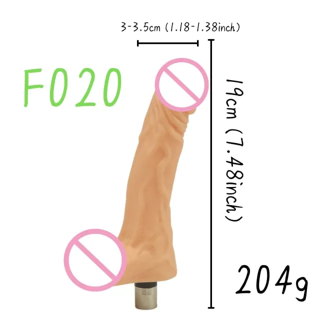 Female Sex Toys soniker 3XLR Sex Machine Attachment Big Dildo BlackFlesh Dildo Attachment Bendable Penis