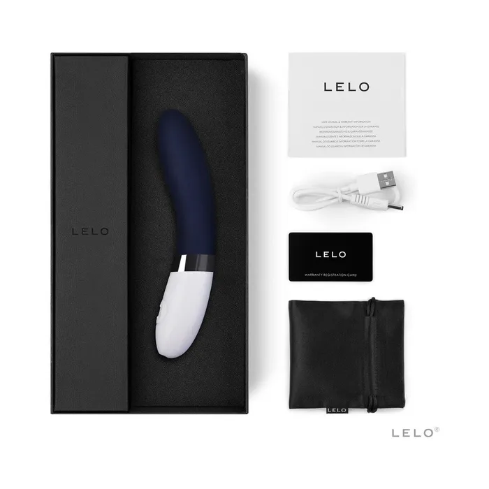 LELO LIV 2 Rechargeable GSpot Vibrator Blue LELO Vibrators