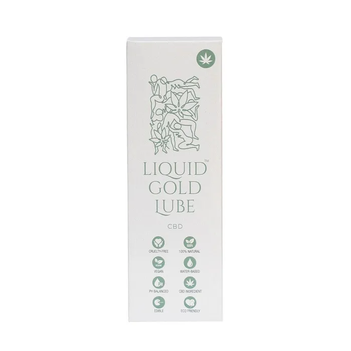 Liquid Gold Lube Female Sex Toys CBD Infused WaterBased Lube Liquid Gold Lube