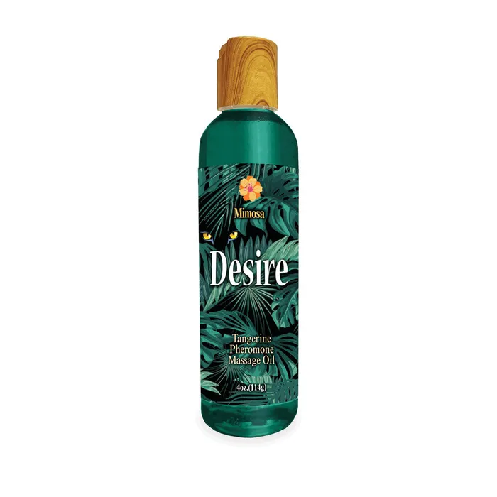 Little Genie Couples Desire Pheromone Massage Oil Tangerine Scented Pheromone Massage Oil 118 ml