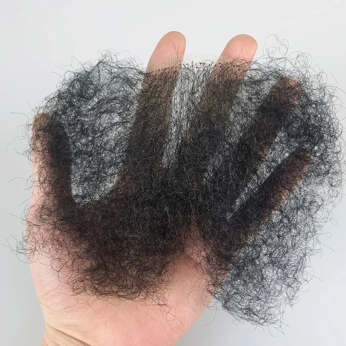 MRIMIN Male Sex Toys MRIMIN FTM Handmade Pubic Wig Human Hair Toupee Merkin Wig For Male and Female