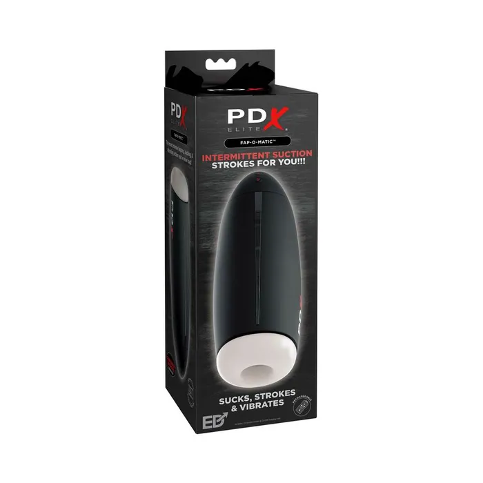 PDX Brands Male Sex Toys PDX Elite FapOMatic Rechargeable Vibrating Suction Stroker