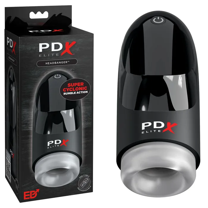 PDX Elite Hydrogasm USB Rechargeable Rumbling Masturbator Pipedream Male Sex Toys