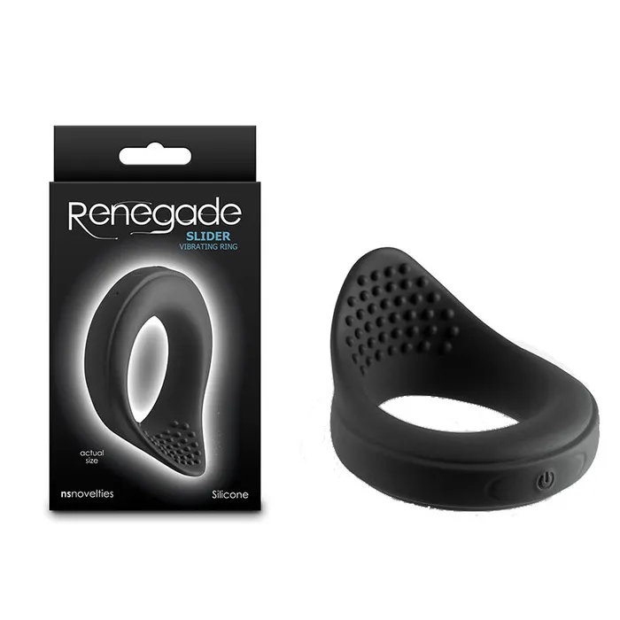 Renegade Slider USB Rechargeable Vibrating Cock Ring NS Novelties Male Sex Toys