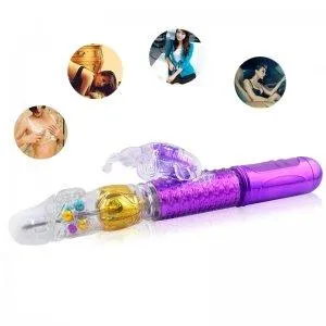 soniker Vibrators Waterproof multispeed thrust vibrator clitoral butterfly massager