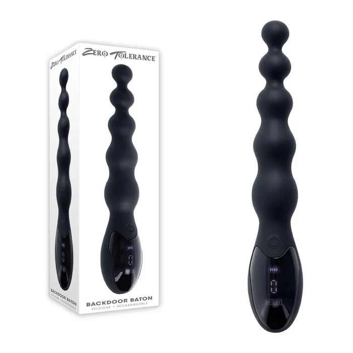 Zero Tolerance Male Sex Toys Zero Tolerance BACKDOOR BATON 24 cm USB Rechargeable Vibrating Anal Beads